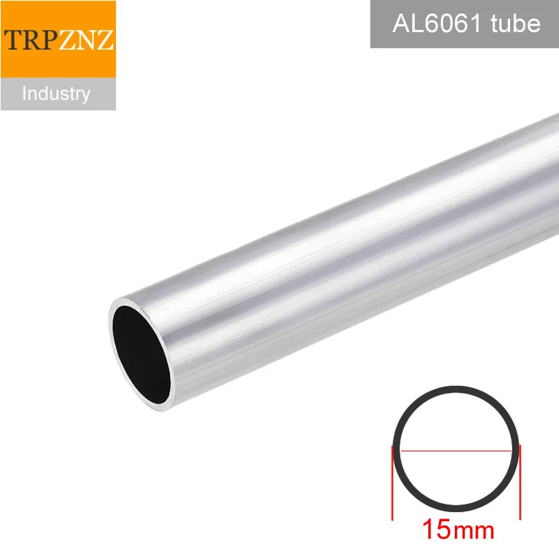 6061 aluminum tube pipe,outer diameter 15mm,inner diameter 13m 11mm  10mm ,hollow aluminum pipe,alloy aluminum tube