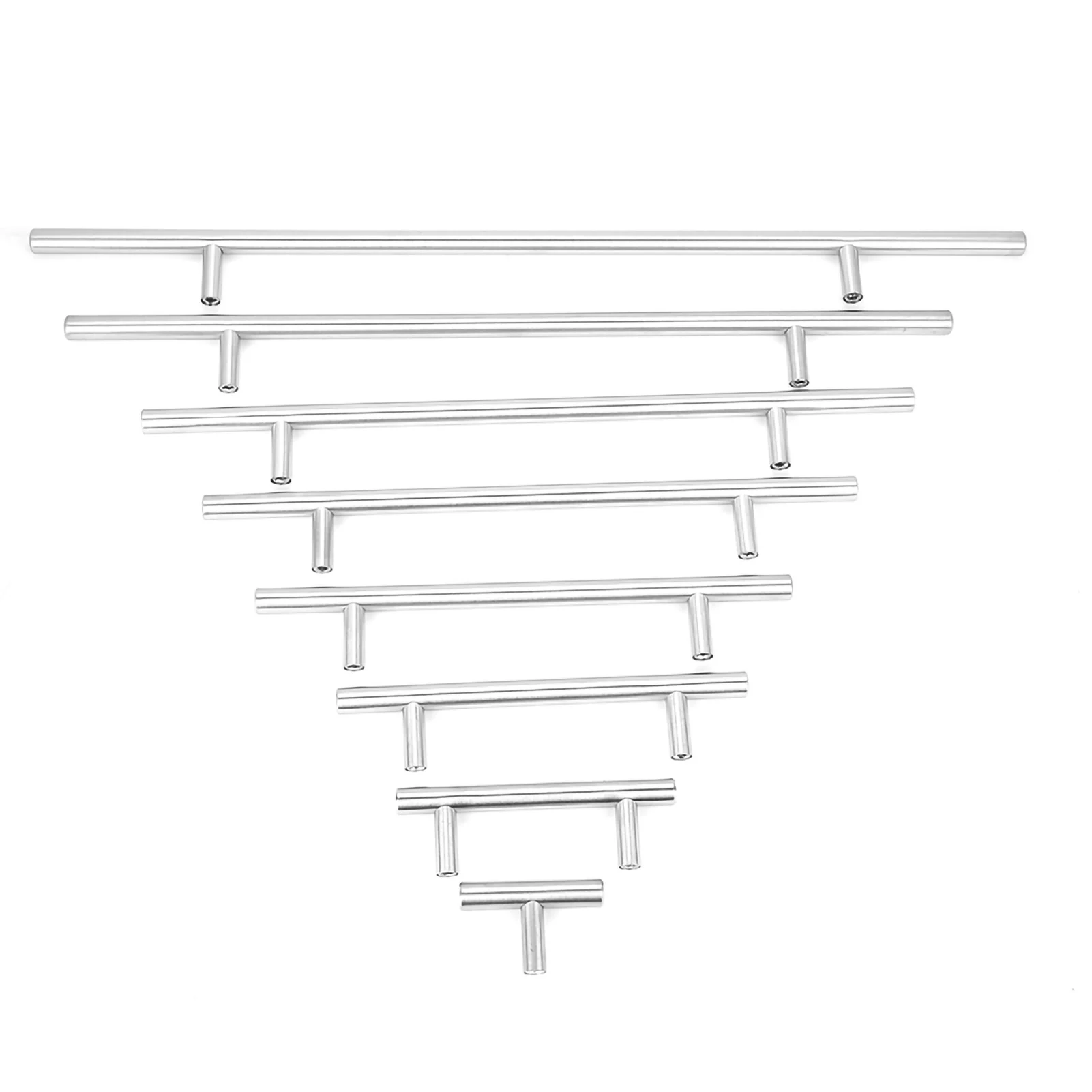 Pull Handle with Screw T-Bar Cabinet Pull Handles Knobs Kitchen Door Handle for Furniture
