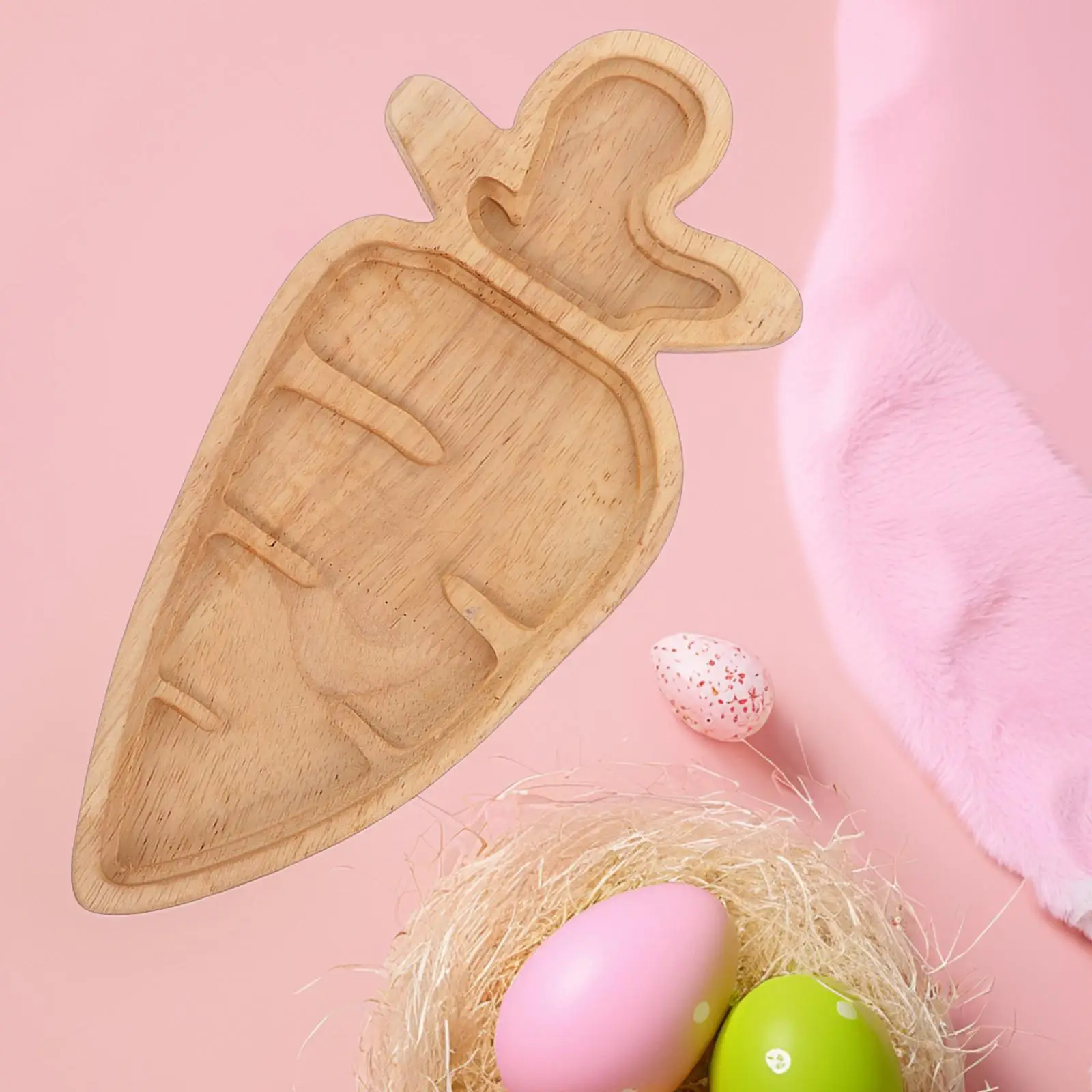 Easter Bunny Tray Cheese Board Food Dinner Plate Wood Serving Platter Wooden Charcuterie Child 3