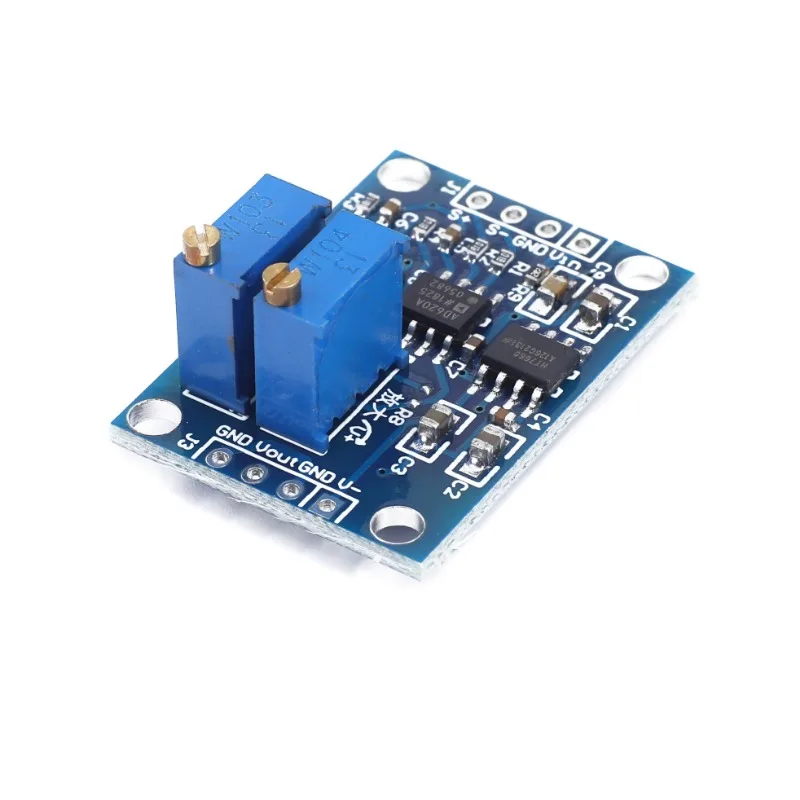 

High precision microvolt/millivolt voltage amplifier module small signal instrument amplifier AD620 transmitter