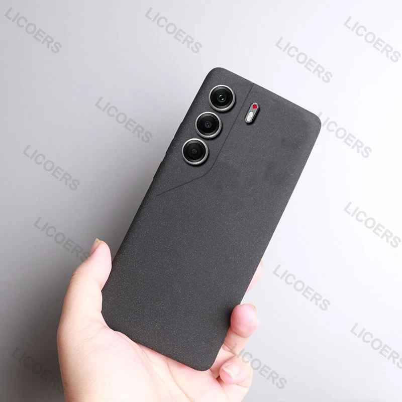 Sand Matte Soft Silicone Protective Case with Anti-Fall and Anti-Slip Features