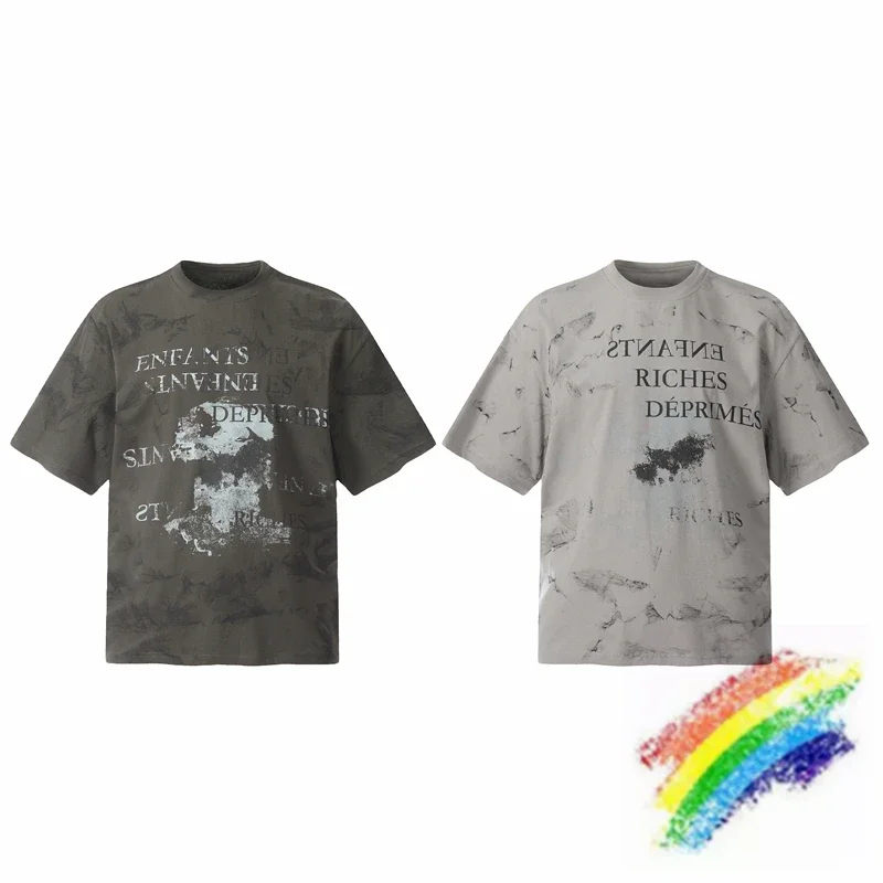 Enfants Riches Depmes Erd T Shirt Uomo Donna Explosive Cloud Film E.R.D T-Shirt Top Tees