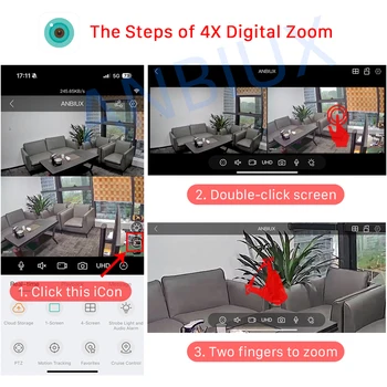 8MP 4K Wifi Street IP camera Dual Lens Dual Screens Outdoor Wireless Camera Ai Auto Tracking CCTV Security Video Surveillance 2