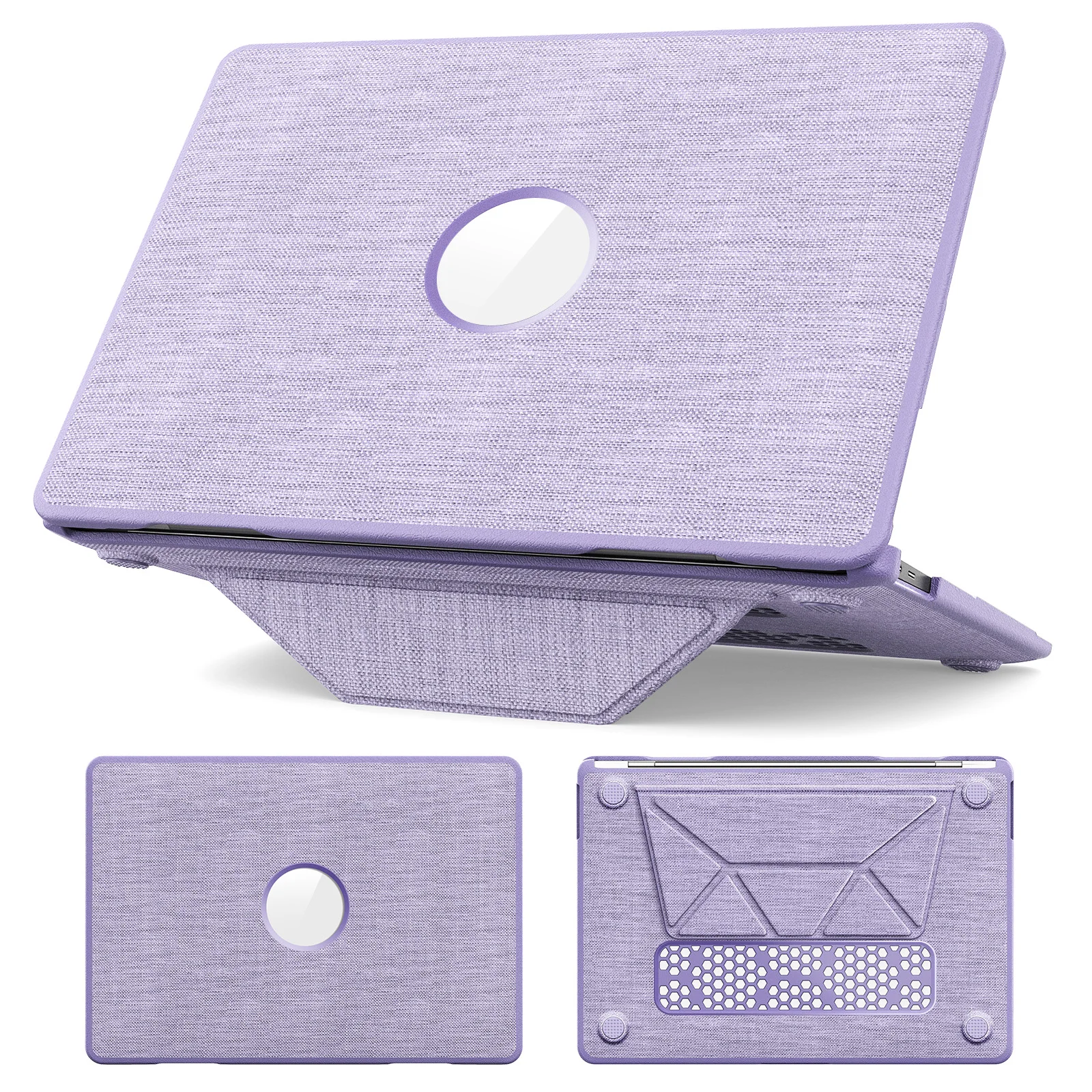 2024 Protective Laptop Case with Stand and Bottom Cover