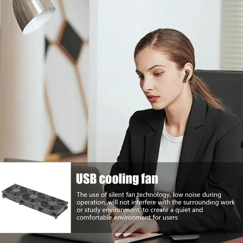 노트북 및 태블릿용 컴퓨터 호스트 라디에이터 선풍기 USB 냉각 선풍기, USB 인터페이스 냉각 도구