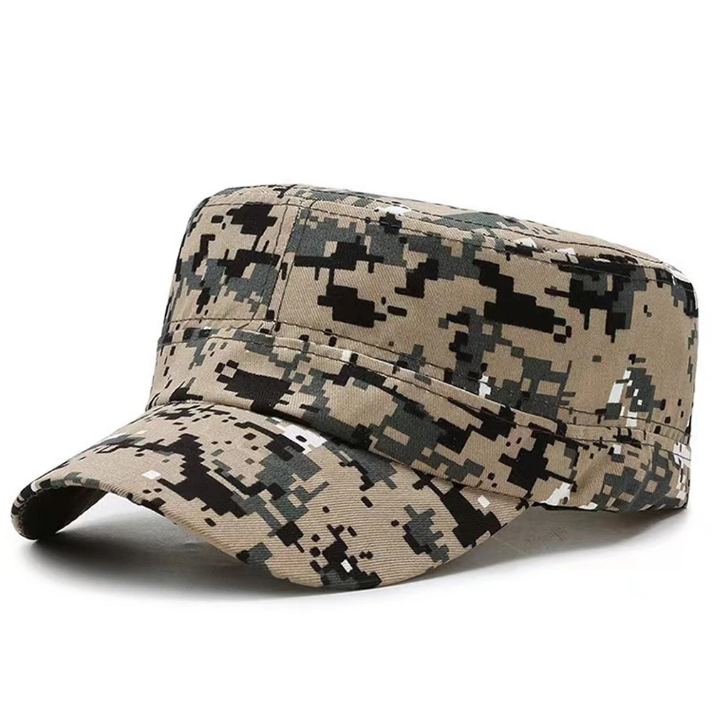 Classic Men Military Hats with Red Star Unisex Army Flat Baseball Cap  Camouflage Fishing Hat Peaked Cap Fashion Soldier Hat - AliExpress