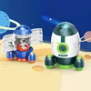 Inertia Car Space Plastic Model Cars Children's Toys Deformation Space Toy Rocket Spacecraft Space Exploration Car Gift For Boys 4