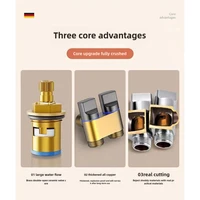 หัวก๊อกน้ำทองเหลืองอเนกประสงค์สำหรับเครื่องซักผ้า, ควบคุมแบบเอาต์พุตเข้าห้องน้ำสามทาง 6