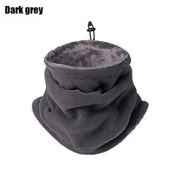 Winter Fleece Windproof Neck Warmer and Balaclava (Grey)