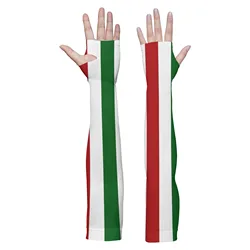 Italian Flag Print Non - Slip Skin - Friendly Sports Arm Sleeves - One Size (No.1)
