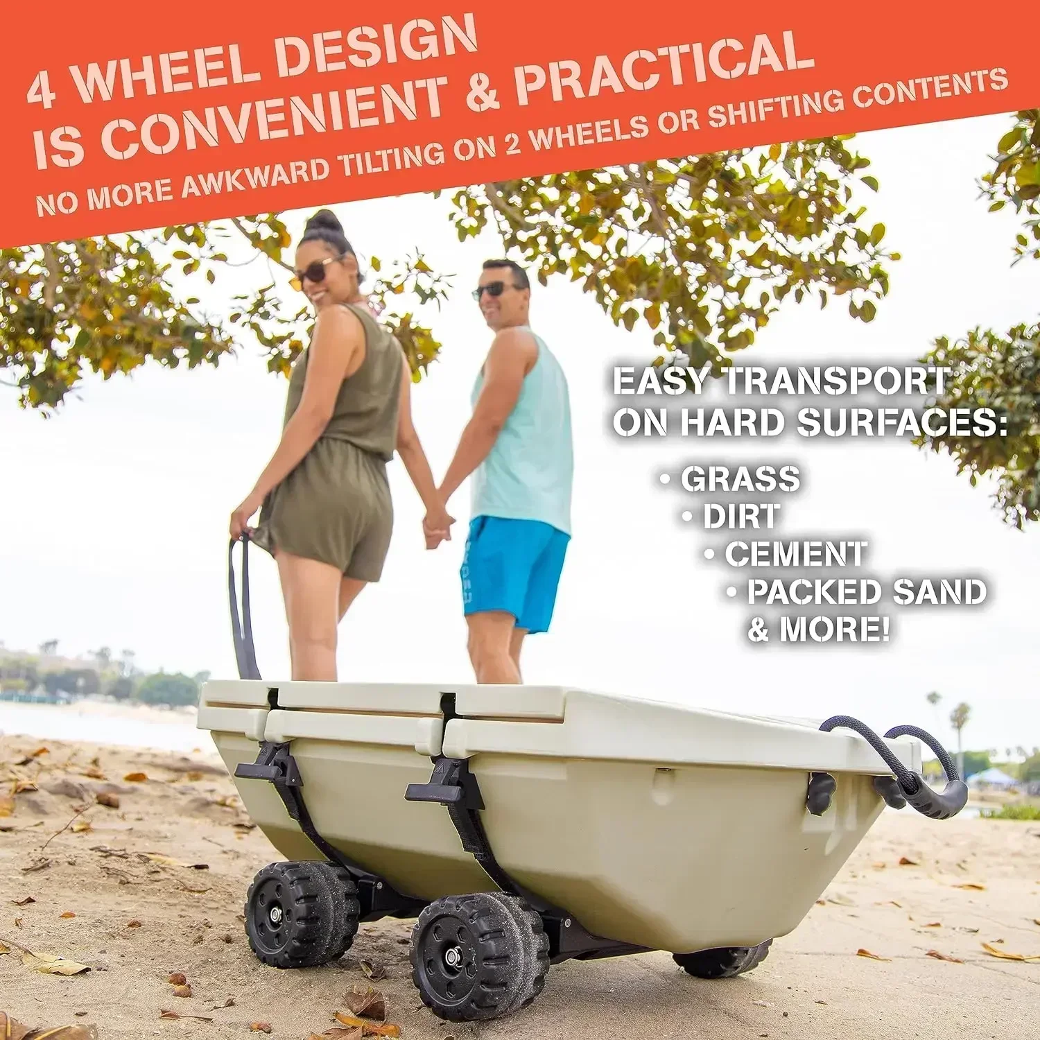 Crawler Cooler with Wheels 3