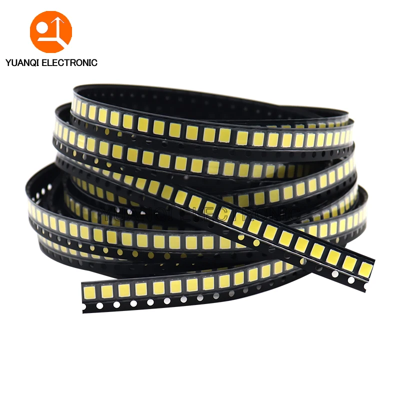 100pcs 2835 SMD LED 1W 0.5W 0.2W White 6000-6500K 3V 6V 9V 18V 36V 150MA 100MA 80MA 60MA 30MA High Brightness smd led
