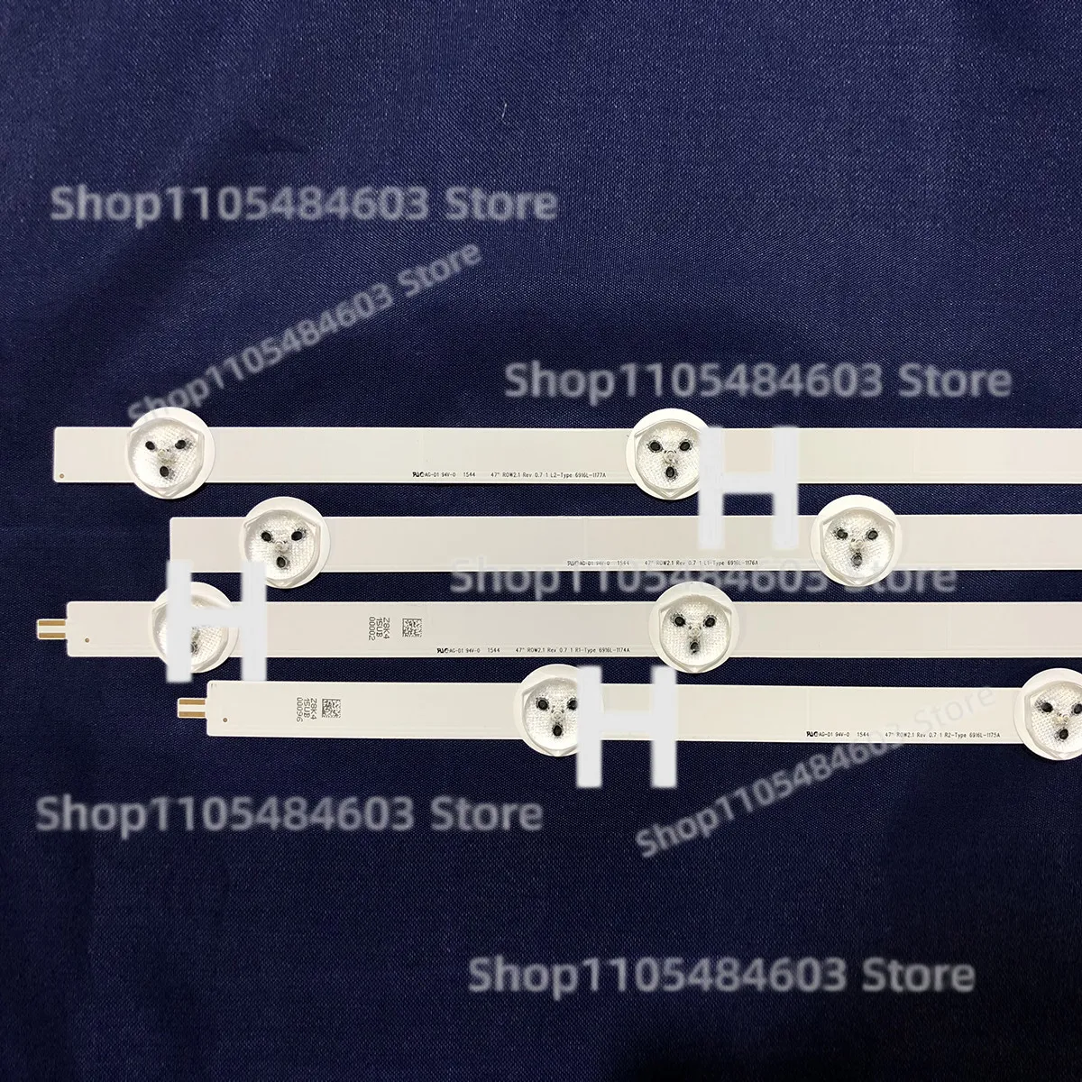 KRDG 4개 LED 백라이트 스트립 LG 47인치 TV용 47LN519C 6916L-1174A 1175A 1176A 1177A