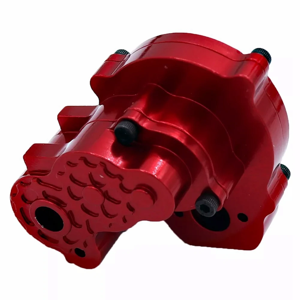 

Металлическая коробка передач для FMS FCX24, корпус коробки передач 1/24, аксессуары для радиоуправляемой машинки на гусеничном ходу, красный