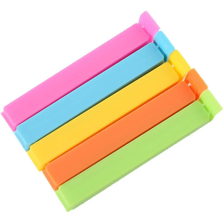 Description Picture 6 of item50/100PCS Portable Kitchen Storage Food Snack Seal Sealing Bag Clips Random Color Plastic Tool Kitchen Accessories Hot Sale