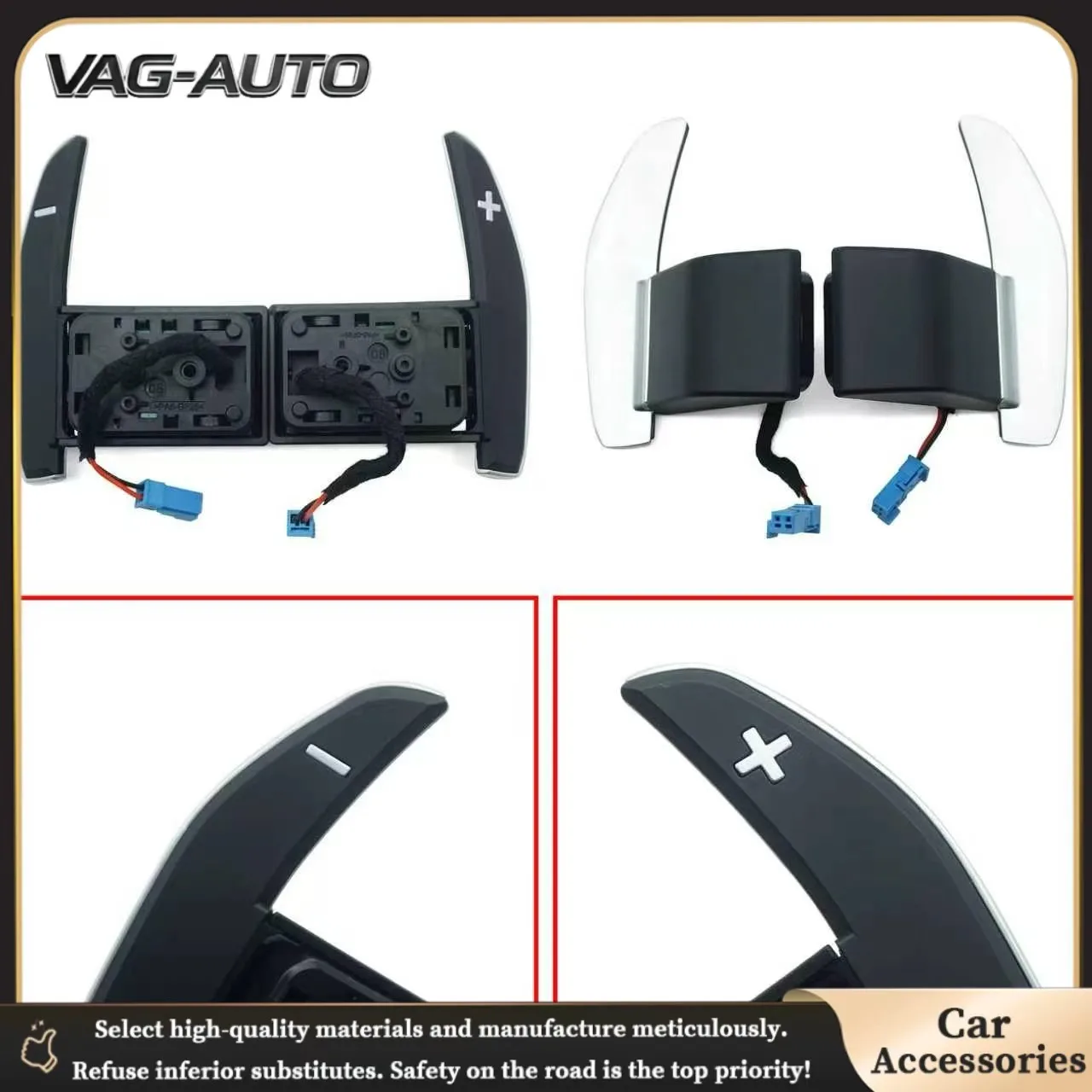 Universal Shift Paddle Extensions - Premium Steering Wheel Accessories