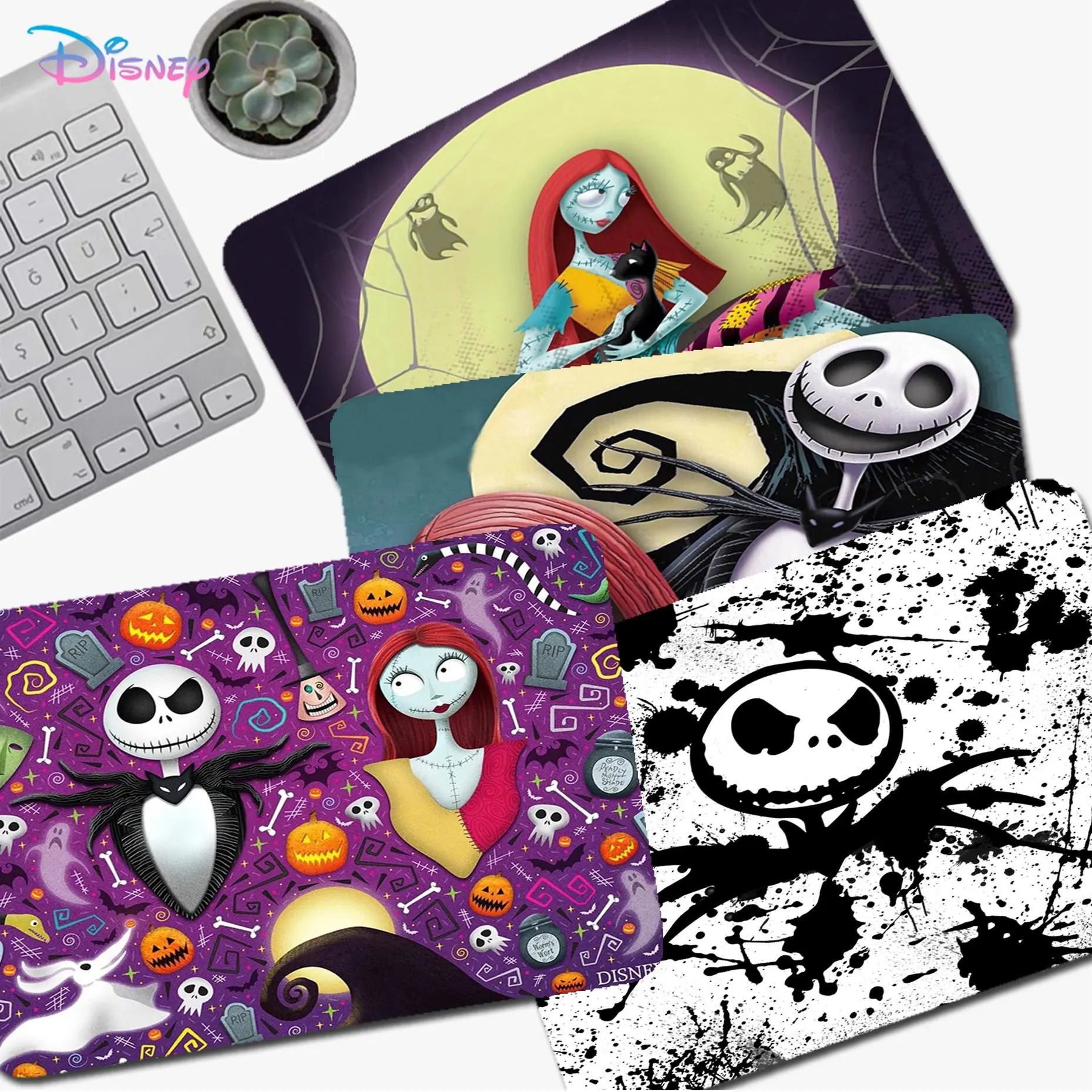 

Disney The Nightmare Christmas Non-slip Lockedge Cabinet Gaming Computer Laptop Mat Mouse Pad Mouse Mat Notbook For Mouse Carpet