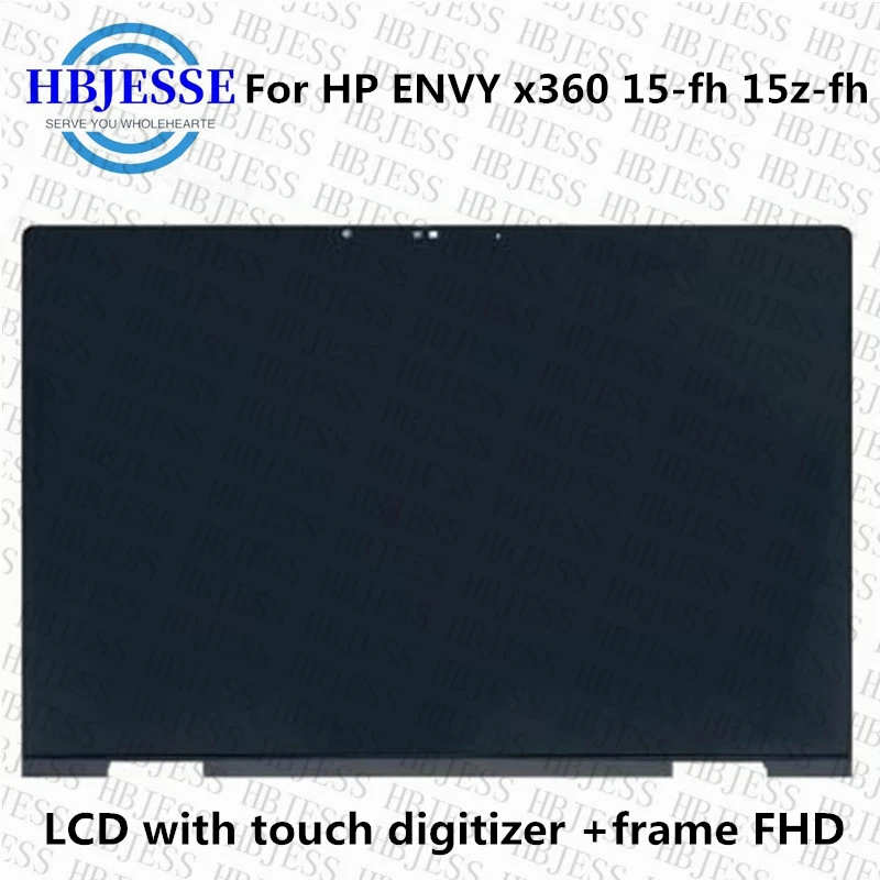

Original 15.6" FHD 1920X1080 LED LCD Touch Screen Digitizer Assembly for HP ENVY x360 15-fh 15z-fh