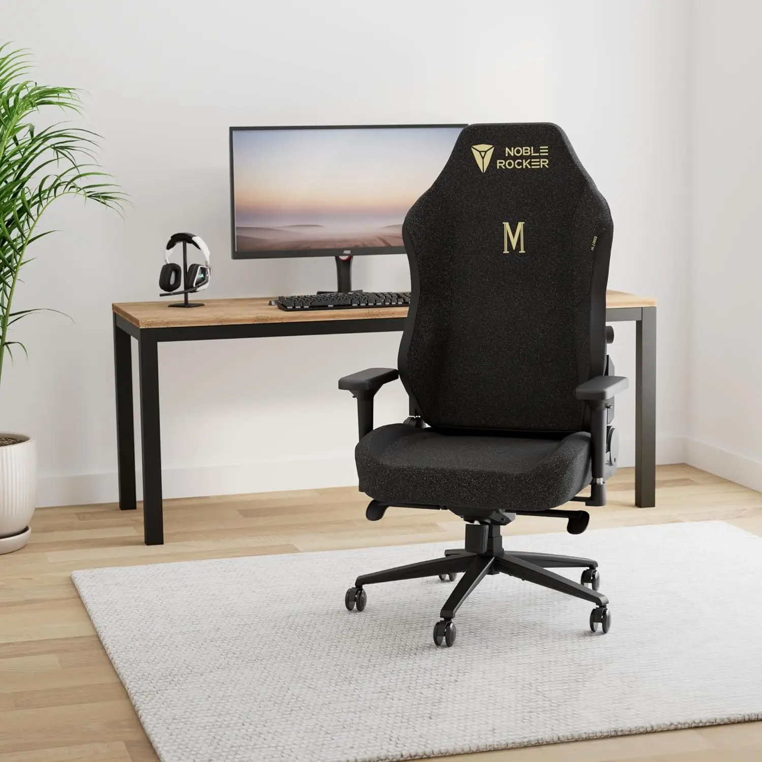 Gaming Chair Ergonomic PC Game Chair- Lumbar Support Headrest 4D Armrests Computer Chair, Big and Tall Comfortable Large, 2