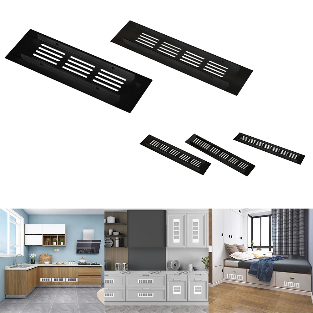 

Air Vent Perforated Sheet Vent Breathable Mesh Shoe Cabinet Wardrobe Furniture Decorative Cover Equipment Cooling Rectangular