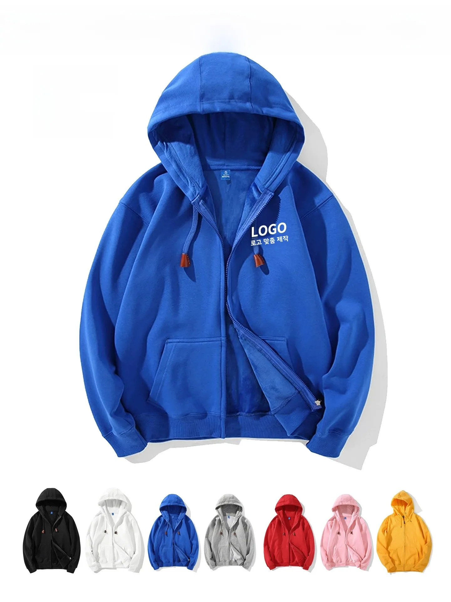 유니섹스 봄 가을 겨울 지퍼 후드티 가디건 얇은 후드 재킷 편안하고 따뜻한 신축성 있는 캐주얼 스포츠웨어