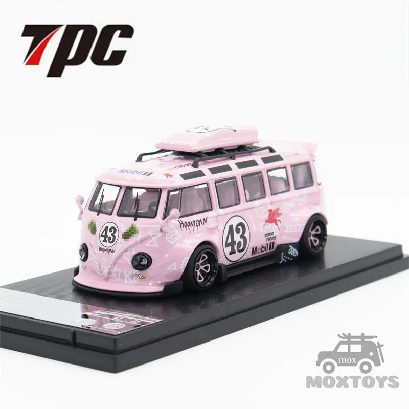 

TPC 1:64 T1 VAN Kombi BLOCK 43 Pink limited500 Diecast Model Car