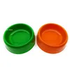 Solid Color Pet Bowl Plastic Dog Bowl Cat Round Single Bowl Thickened Eco-Friendly Dog 사발 Pet Supplies Dog Accessories 2