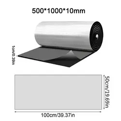 Self-Adhesive Waterproof Car Soundproofing Mat for Noise Reduction and Vibration Dampening (10MM)