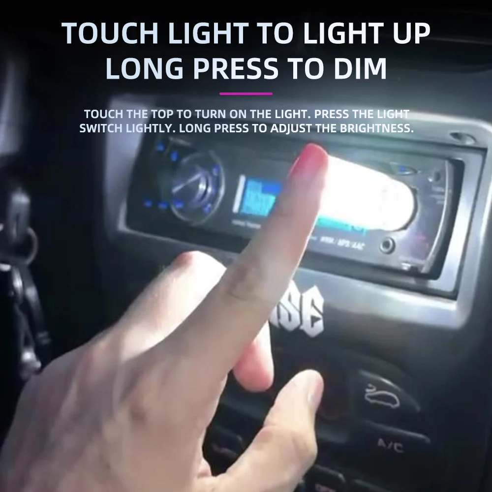 Vintage USB Touch Control Dimming Bulb Filament LED 5V Edison Bulb Mobile Power Light Night Light Bedside Computer