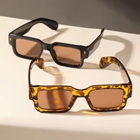 1PC Unisex Retro Square Sunglasses Classic UV Protection Plastic Frame Shades for Outdoor Travel Driving 3