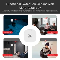 ZigBee-Capteur de mouvement de présence humaine, WiFi, 5.8G, 2.4G, MmWave, Shoance, Distance Detection, Tuya Smart Life, Home Sunflower 4