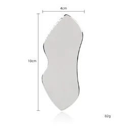 Stainless Steel Facial Gua Sha Tool for Youthful Skin and Contouring (B)
