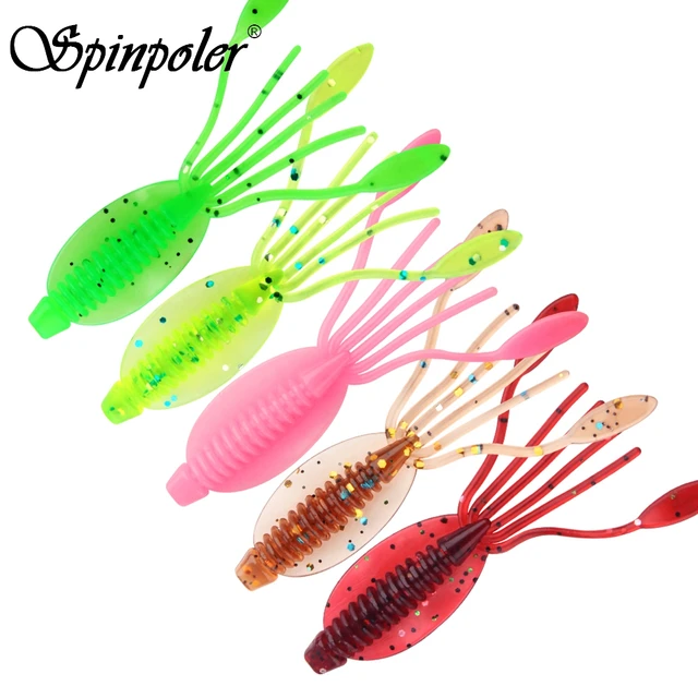 Spinpoler Squid Soft Grub Baits 6cm/1g For Busting Bream Flathead Whiting  Artificial Bait Fish Saltwater