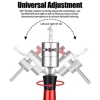DSPIAE AT-HV Vise Craft Tools Directional Table-top Vise Handheld Precision Clamp Vise Modeler Bench Universal Power Tool Parts 3