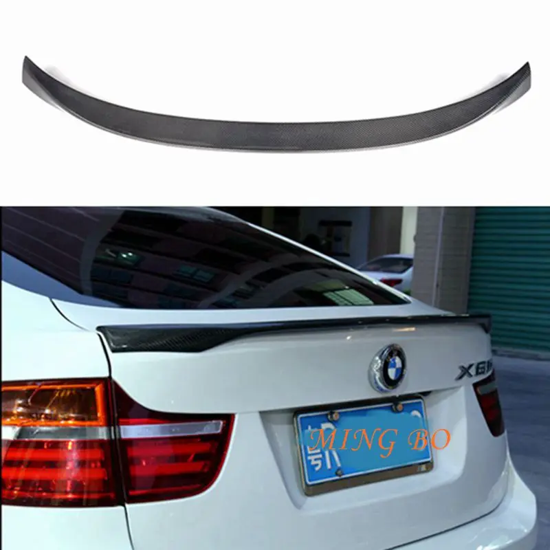  Carbon Fiber Rear Roof Spoiler for BMW E71 X6 2008