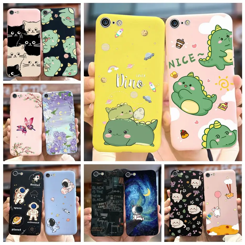 Cute Dinosaur Cartoon Soft Silicone Phone Case