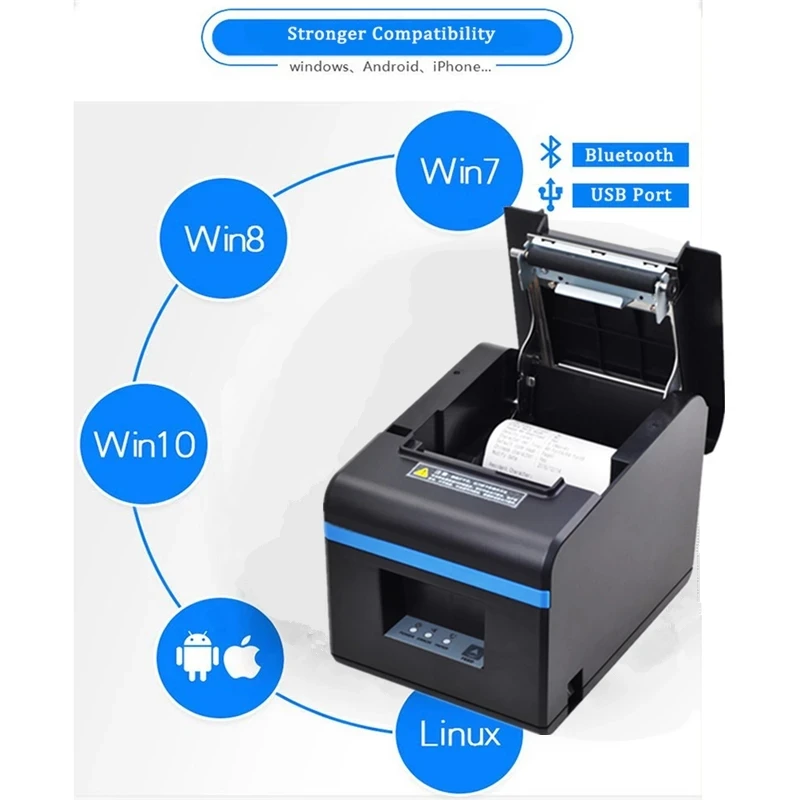 Xprinter XPN160II Pos 80mm Thermal Receipt Printer with Bluetooth USB