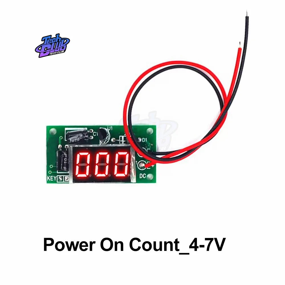 DIY Digital Counter 3-Bit Accumulator C0.36“ inches Tube Trigger Counter Module Accumulator for Electronic Component Accessory