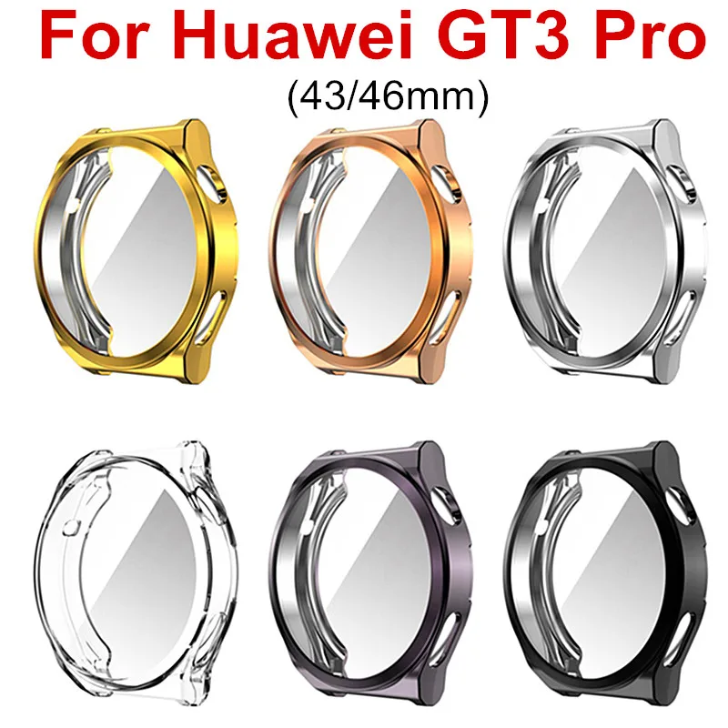 Screen Protector Case For Huawei Watch GT3 Pro 43mm 46mm GT3 GT2 Pro 42mm 46mm GT 2e 2Pro GT 3 TPU Case Protective Cover