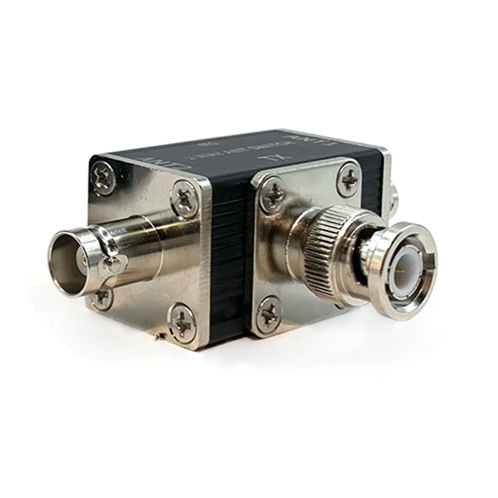 2 Way Rotary Switches SO239/BNC Connector 100W 0-50MHz Antenna Switches 1 Input & 2 Outputs with OFF/Ground Protection