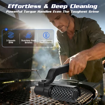 Cordless Electric Grill Brush 1