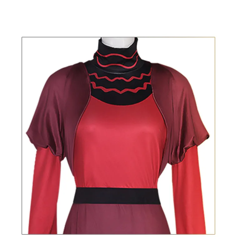 Hazbin Hotel Rosie Red Dress Cosplay Costume