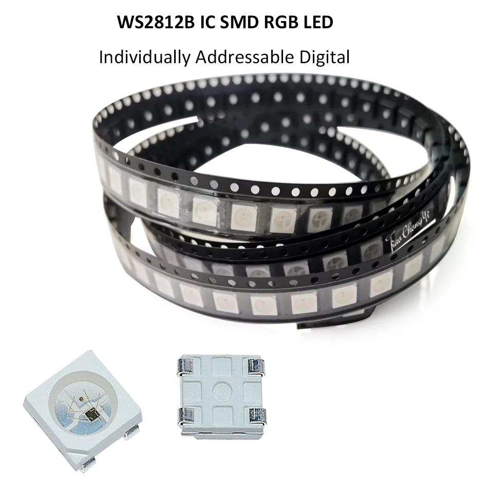 

WS2812B 4pin 5050 SMD WS2812 RGB Individually Addressable Digital RGB LED Chip DC5V LED Chip SMD 100PCS