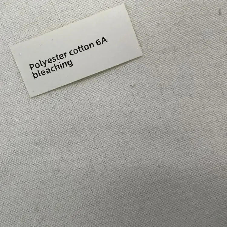 Certified Reusable Cotton Fabric Blackraw Whitebleaching Semi-sheer Canva For Clothing Quilting Projects