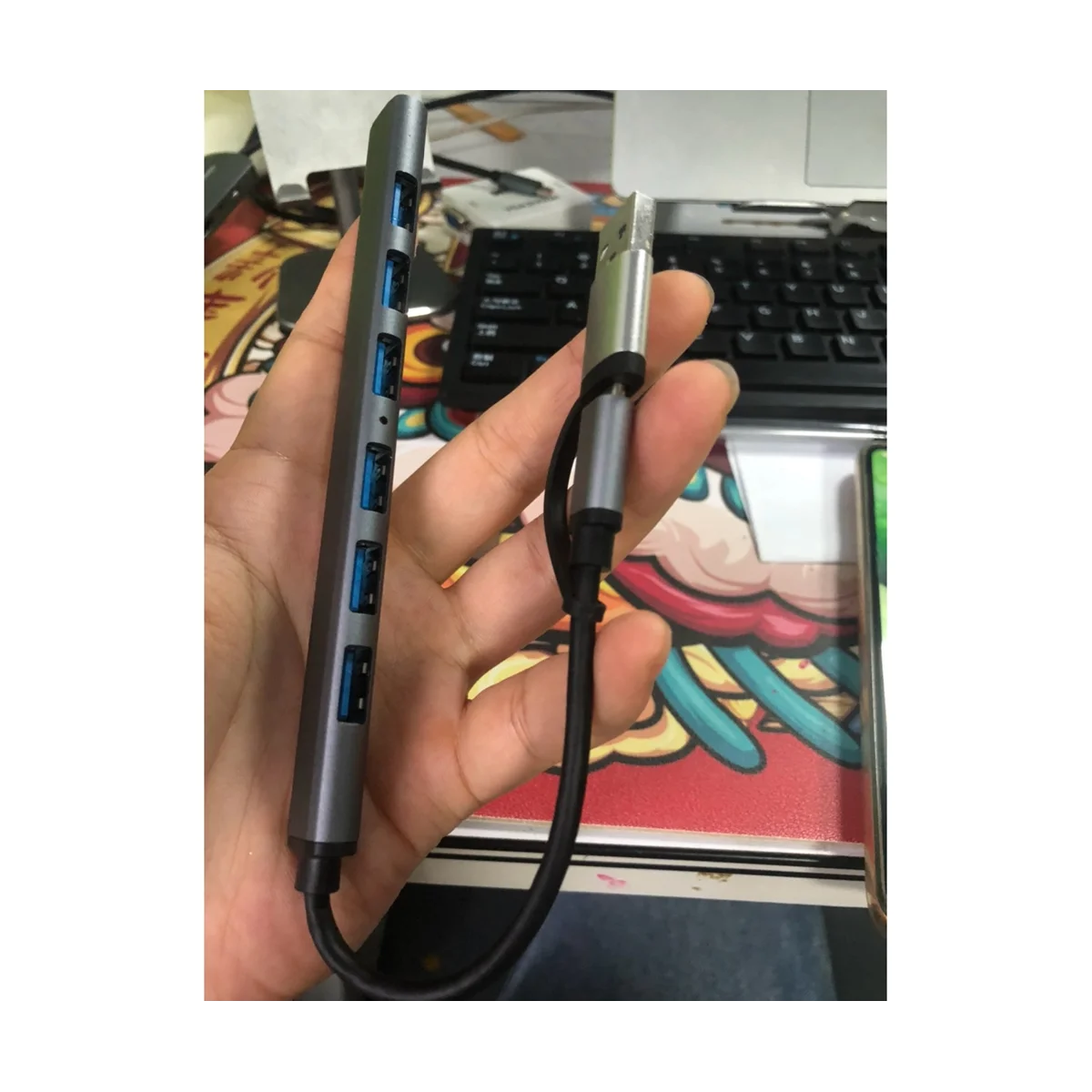 

Разветвитель USB Type C/ USB3.0 на USB 2,0/USB 3,0, 5 Гбит/с