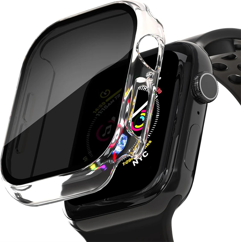 Enhanced Privacy Anti-Spy Hard Bumper Case for Apple Watch - Full Cover Protection