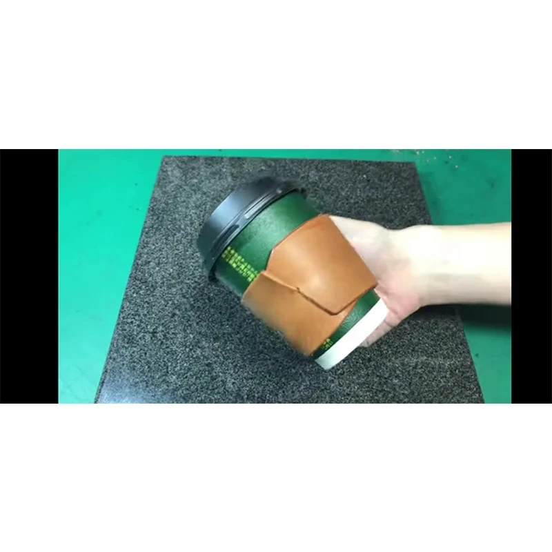 일본 스틸 블레이드 룰 다이 컷 스틸 펀치 커피 컵 홀더 몰드, 가죽 커터용 우드 다이, 가죽 공예
