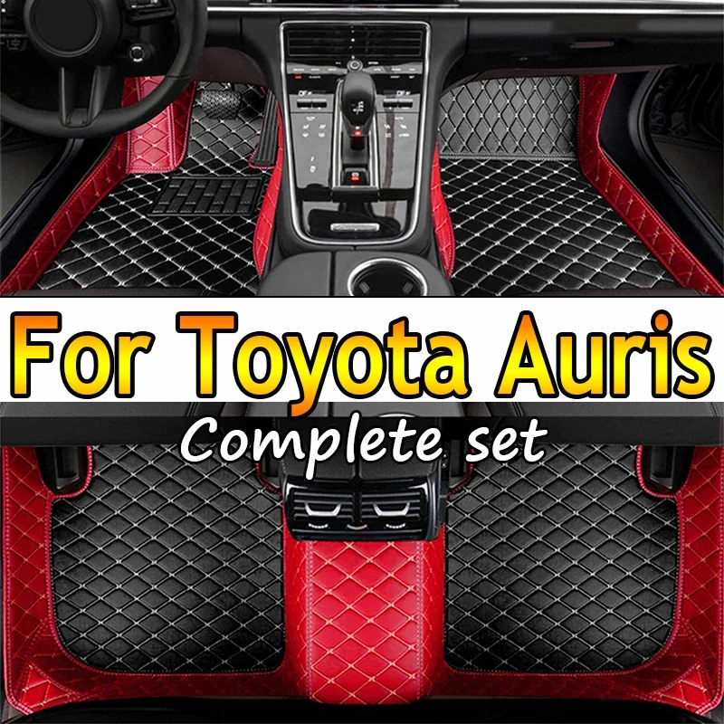 

Custom Made Leather Car Floor Mats For Toyota Auris E180 2012 2013 2014 2015 2016 2017 2018 Carpets Rugs Foot Pads Accessories