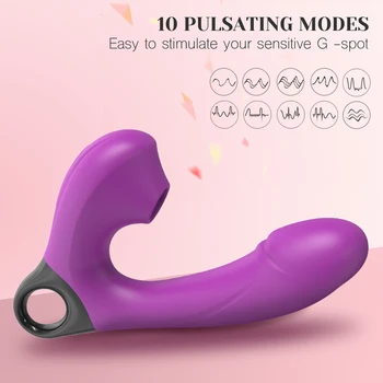 15 Modes Powerful Dildo Vibrator Female Masturbator G Spot Clitoris Sucker Vacuum Stimulator Adult Goods Sex Toy for Women 2