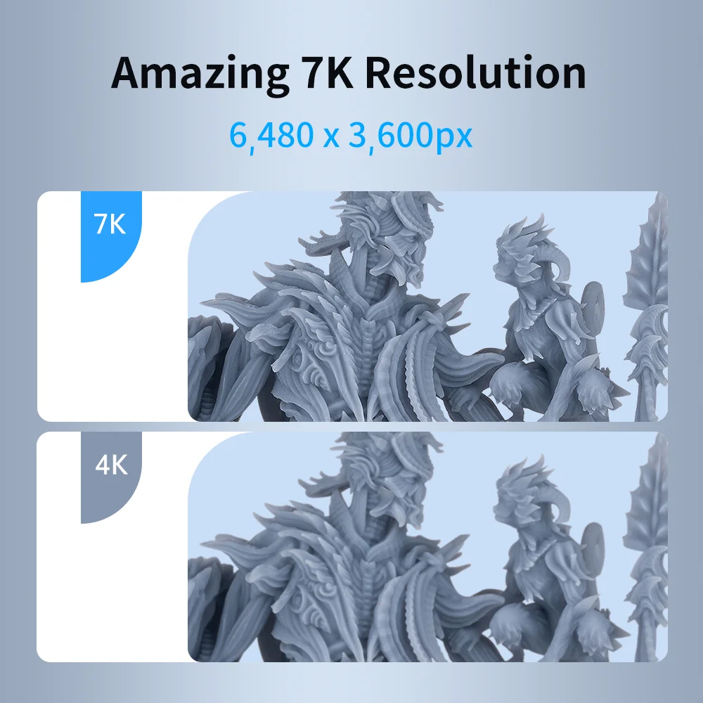 ANYCUBIC  M3 ִ 13.6 ġ 7K SLA LCD 3D , 뷮  UV , μ ũ 298*164*300mm